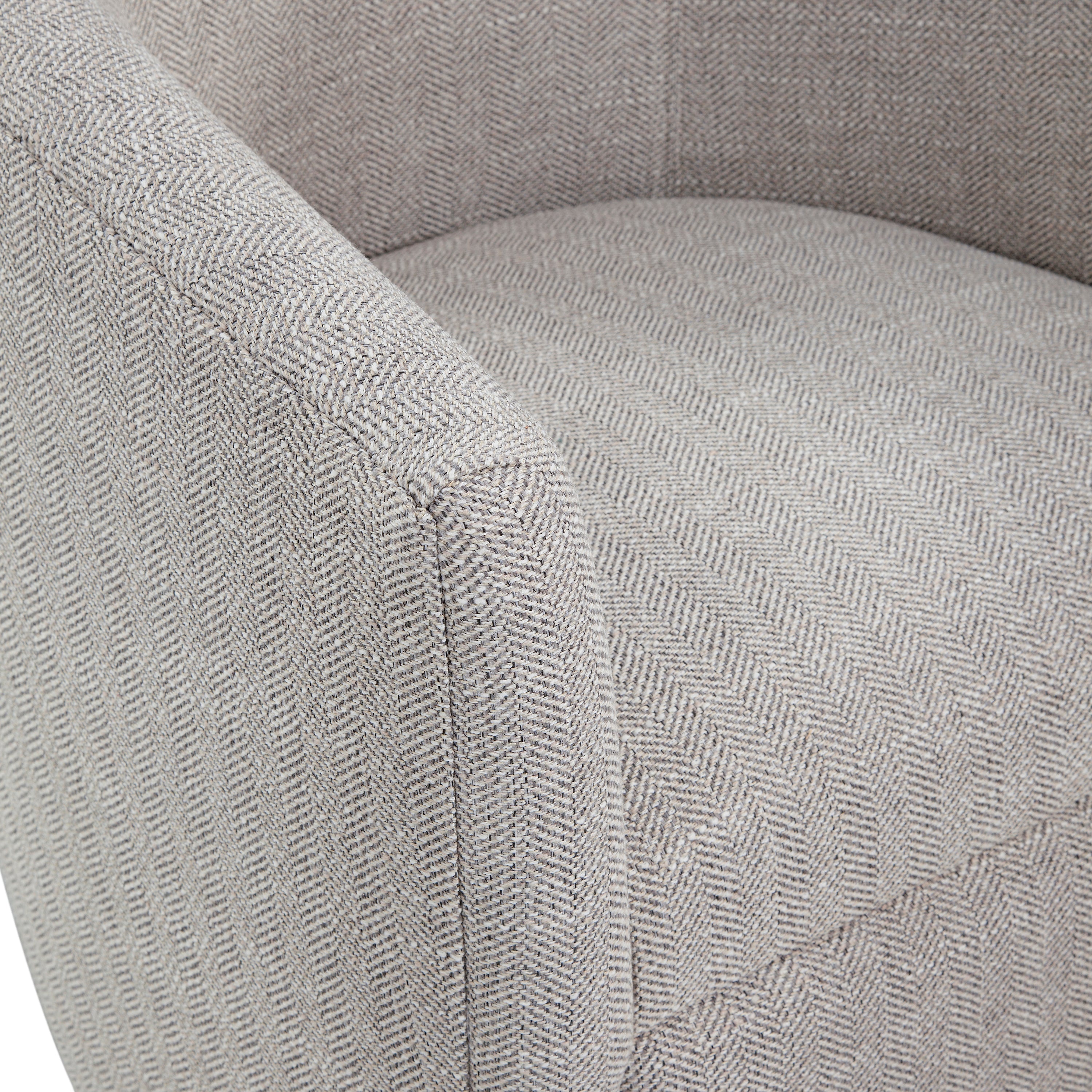 Lainey Sea Oat Swivel Barrel Chair