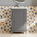20 Inch Modern Small Bathroom Vanity Cabinet With Ceramic Basin