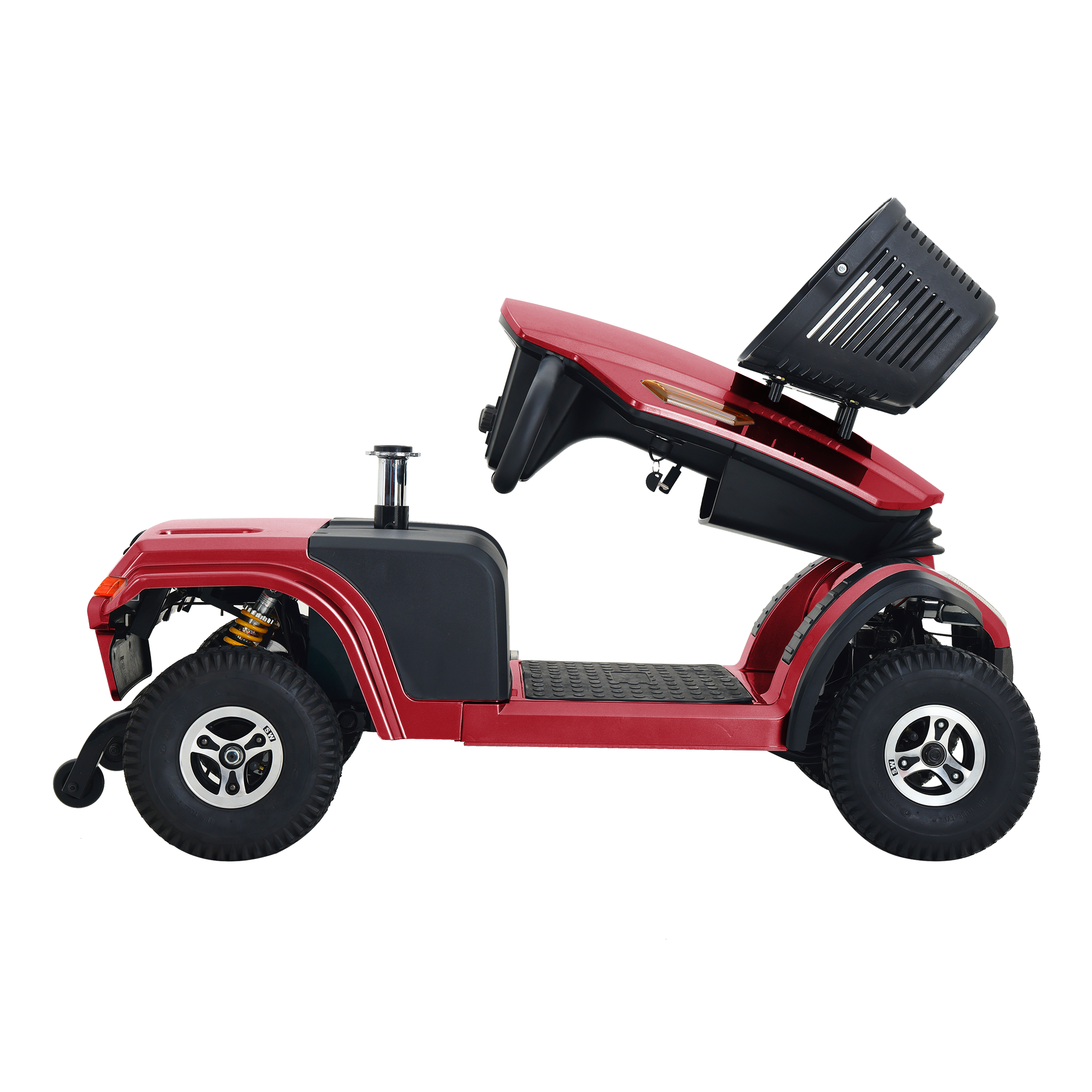 S500-Red Heavy Duty Mobility Scooter