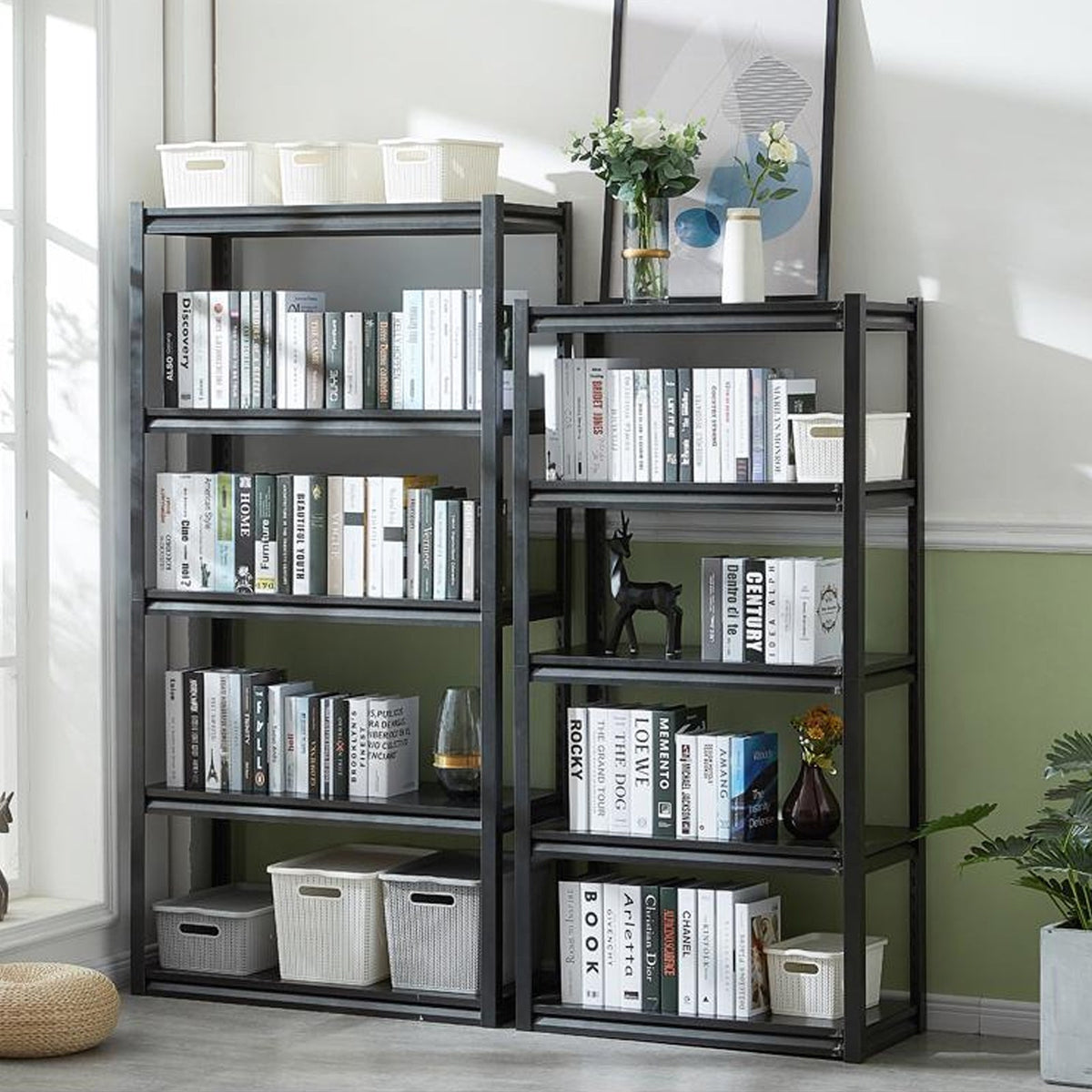 5 Tier Heavy Duty Metal Shelves for Garage Storage