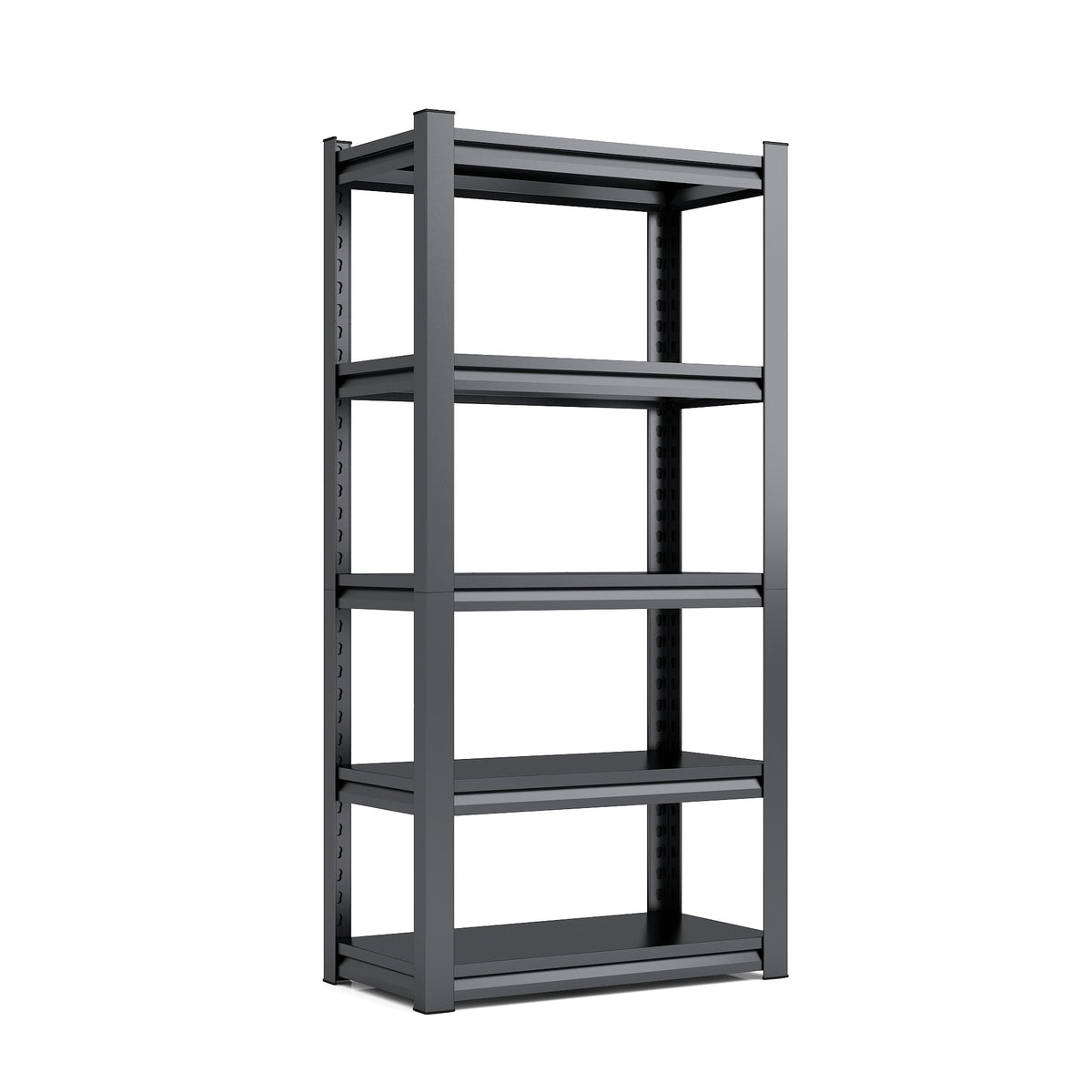 72"H 5 Tier Heavy Duty Metal Shelves