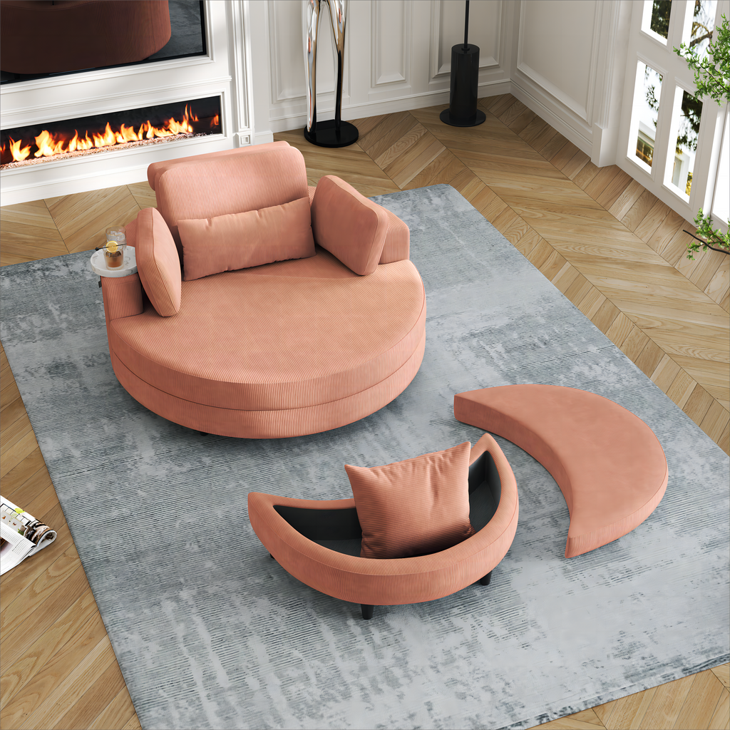 51-Inch Corduroy Sofa