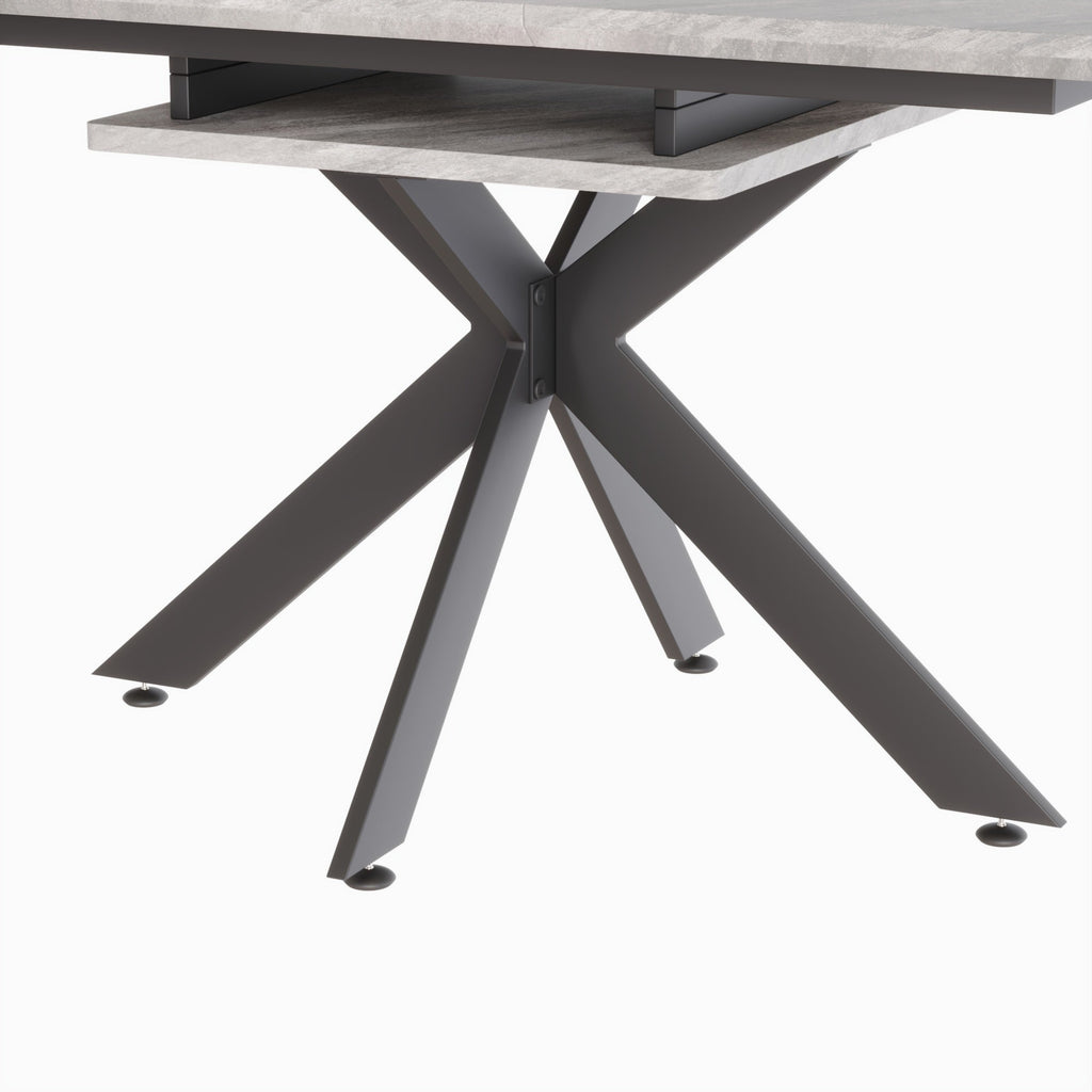 62.4" to 78.15" Extendable Dining Table Set for 6-8