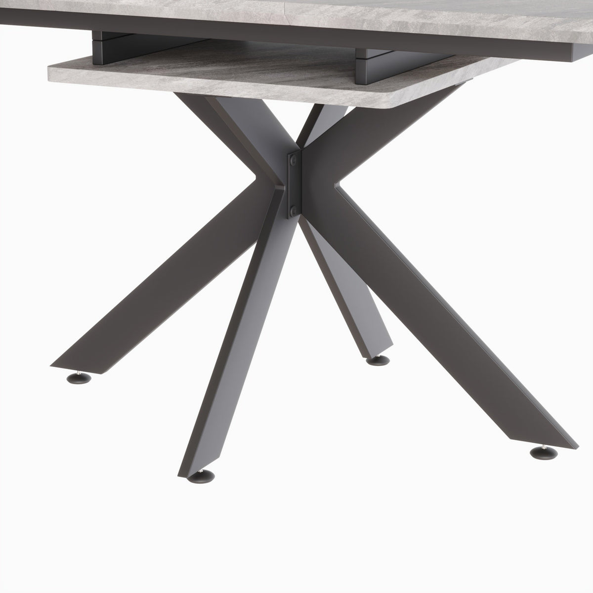 62.4" to 78.15" Extendable Dining Table Set for 6-8