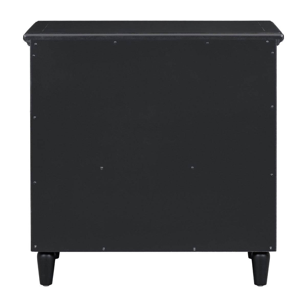 U_STYLE 28" Painted Nightstand with 3 Drawers