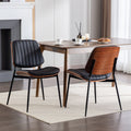 A&A Furniture Mid Century Modern Dining Chairs Set of 2