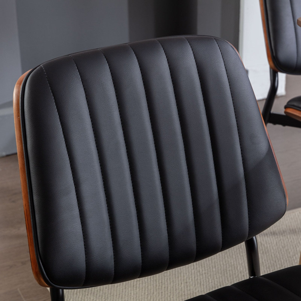 A&A Furniture Mid Century Modern Dining Chairs Set of 2