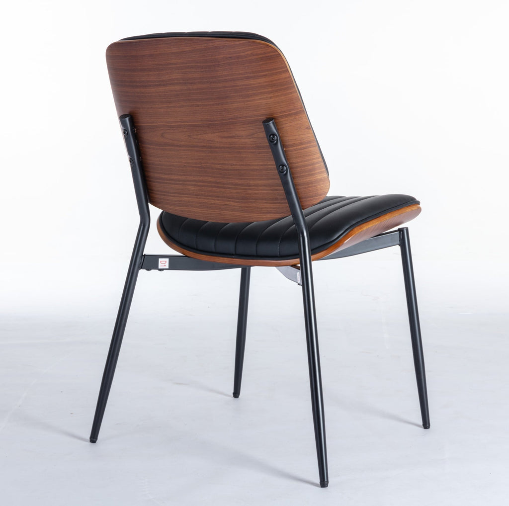 A&A Furniture Mid Century Modern Dining Chairs Set of 2