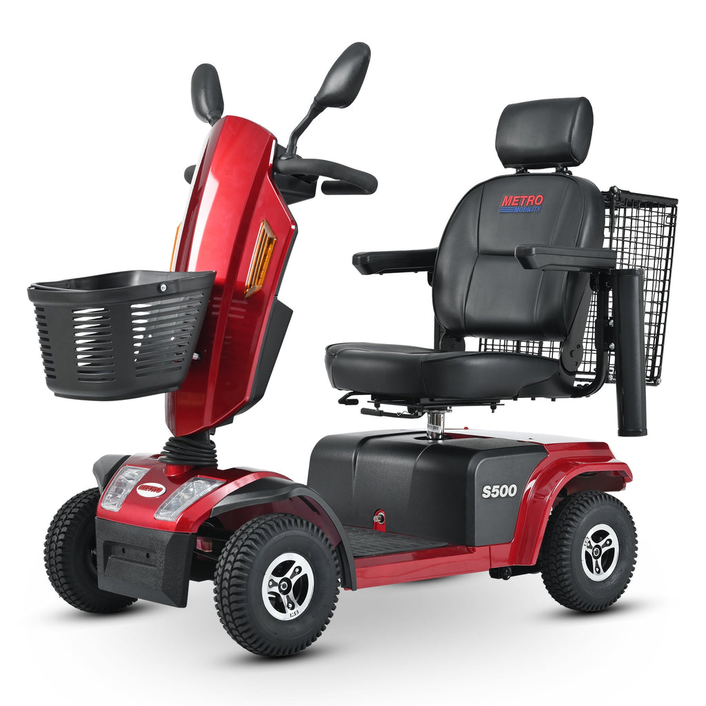 S500-Red Heavy Duty Mobility Scooter