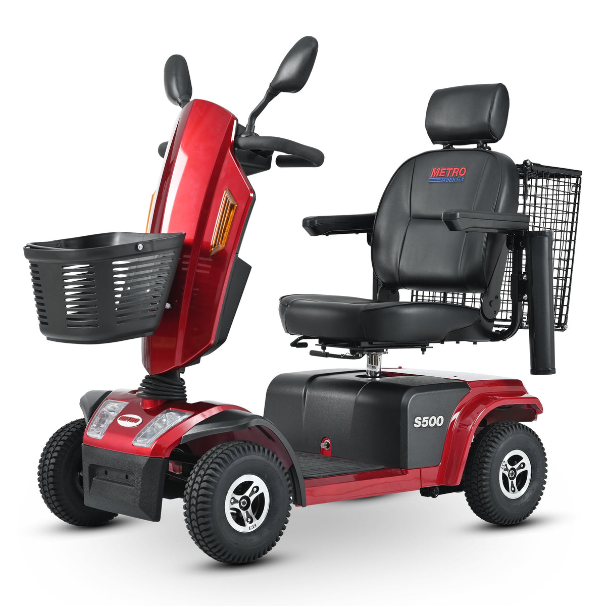 S500-Red Heavy Duty Mobility Scooter