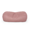 Aruba 8 Foot Microfiber Cylindrical Bean Bag Chair - Rose