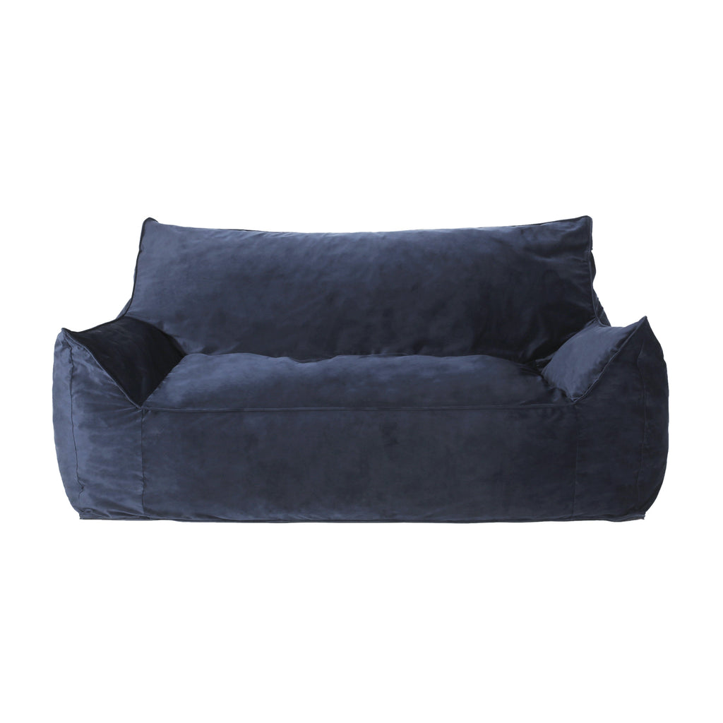 Fila Velveteen 2-Seater Oversized Bean Bag Chair