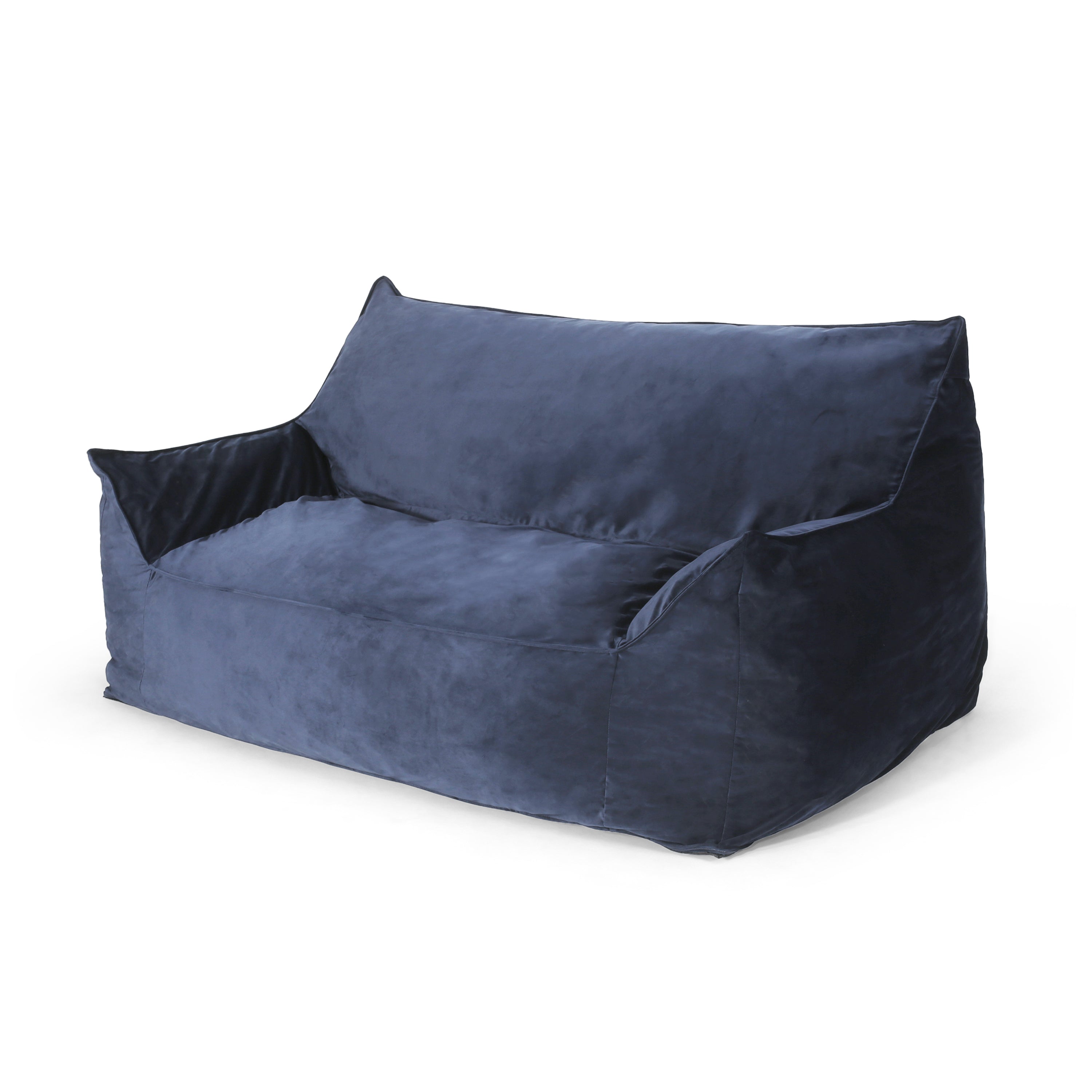 Fila Velveteen 2-Seater Oversized Bean Bag Chair