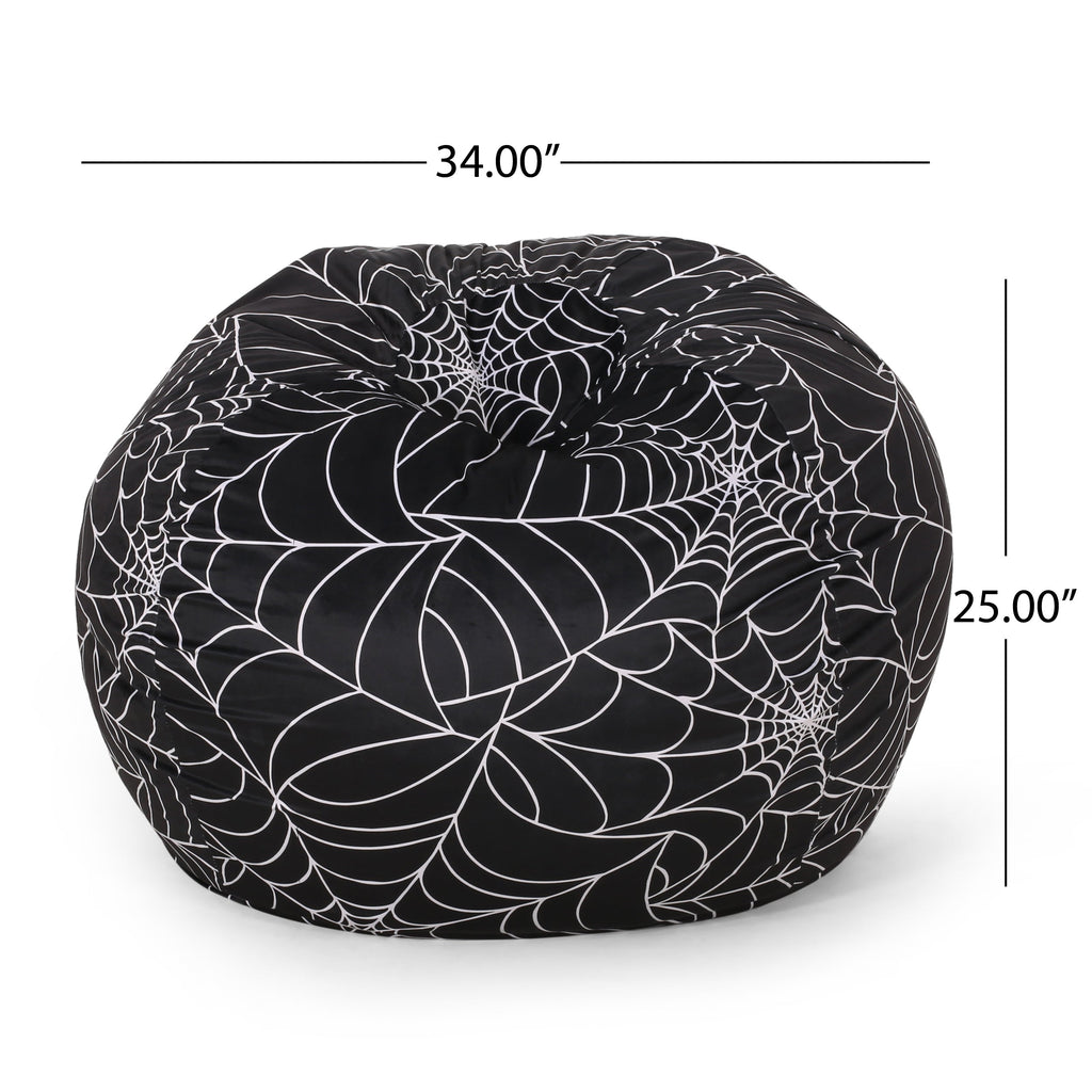 Spiderweb 3 Foot Halloween Bean Bag