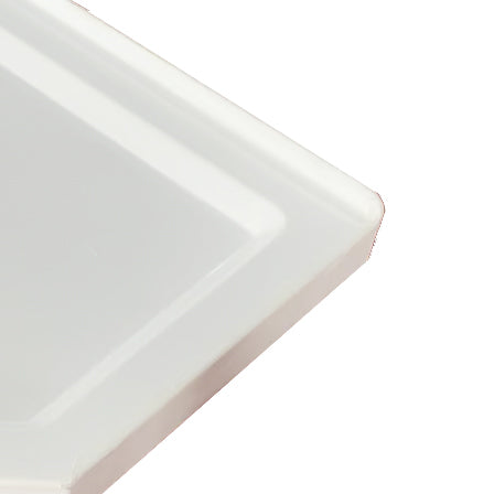Goodyo 36 in. D x 36 in. W Corner Drain Neo-Angle Shower Base