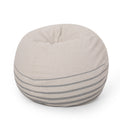 Bohemio 5 Foot Rounded Bean Bag, Striped