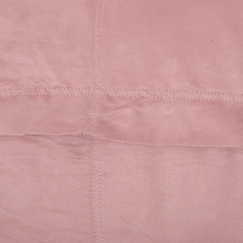 Aruba 8 Foot Microfiber Cylindrical Bean Bag Chair - Rose