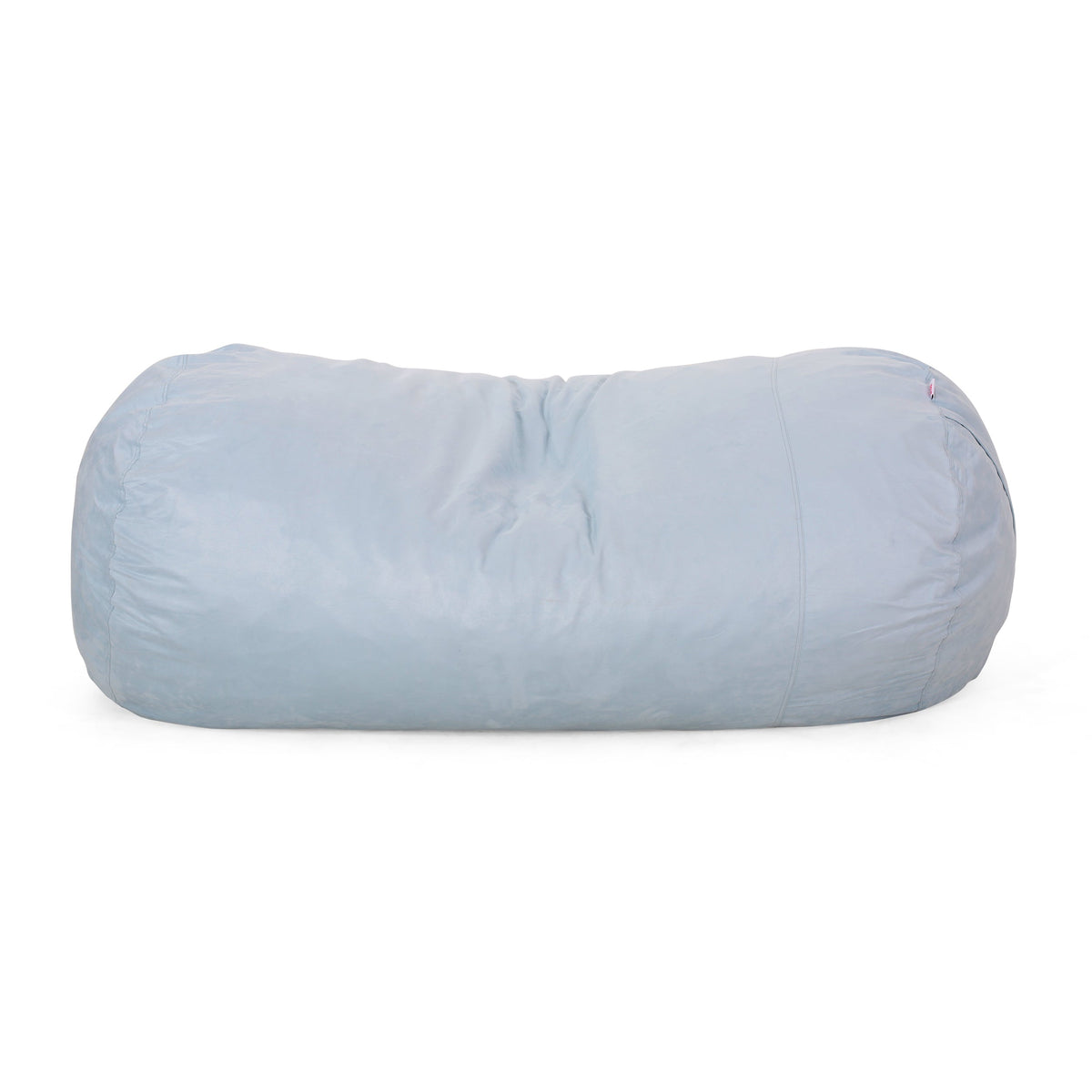 Aruba 8 Foot Microfiber Cylindrical Bean Bag - Seafoam