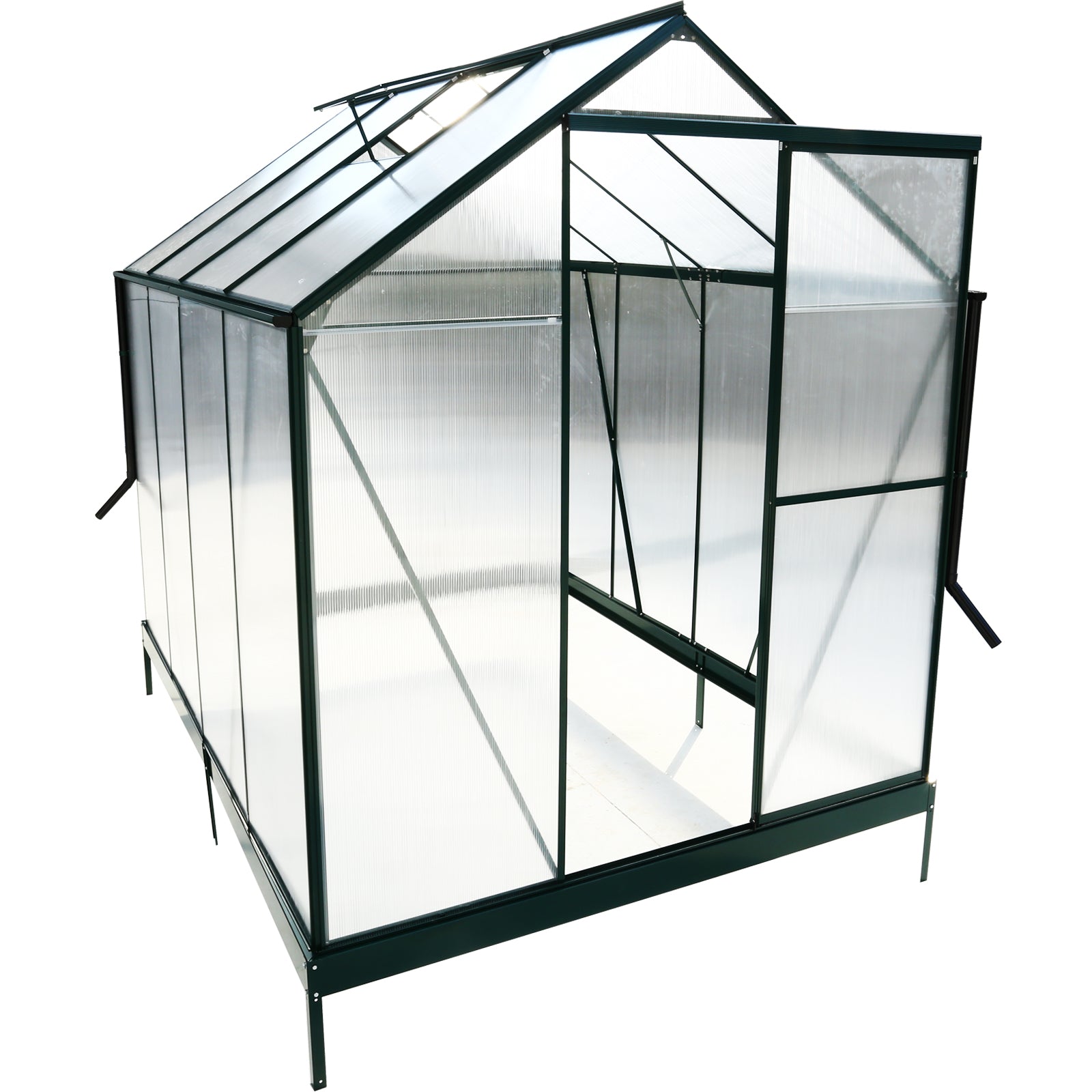 Heavy-Duty Outdoor Aluminum Walk-in Greenhouse