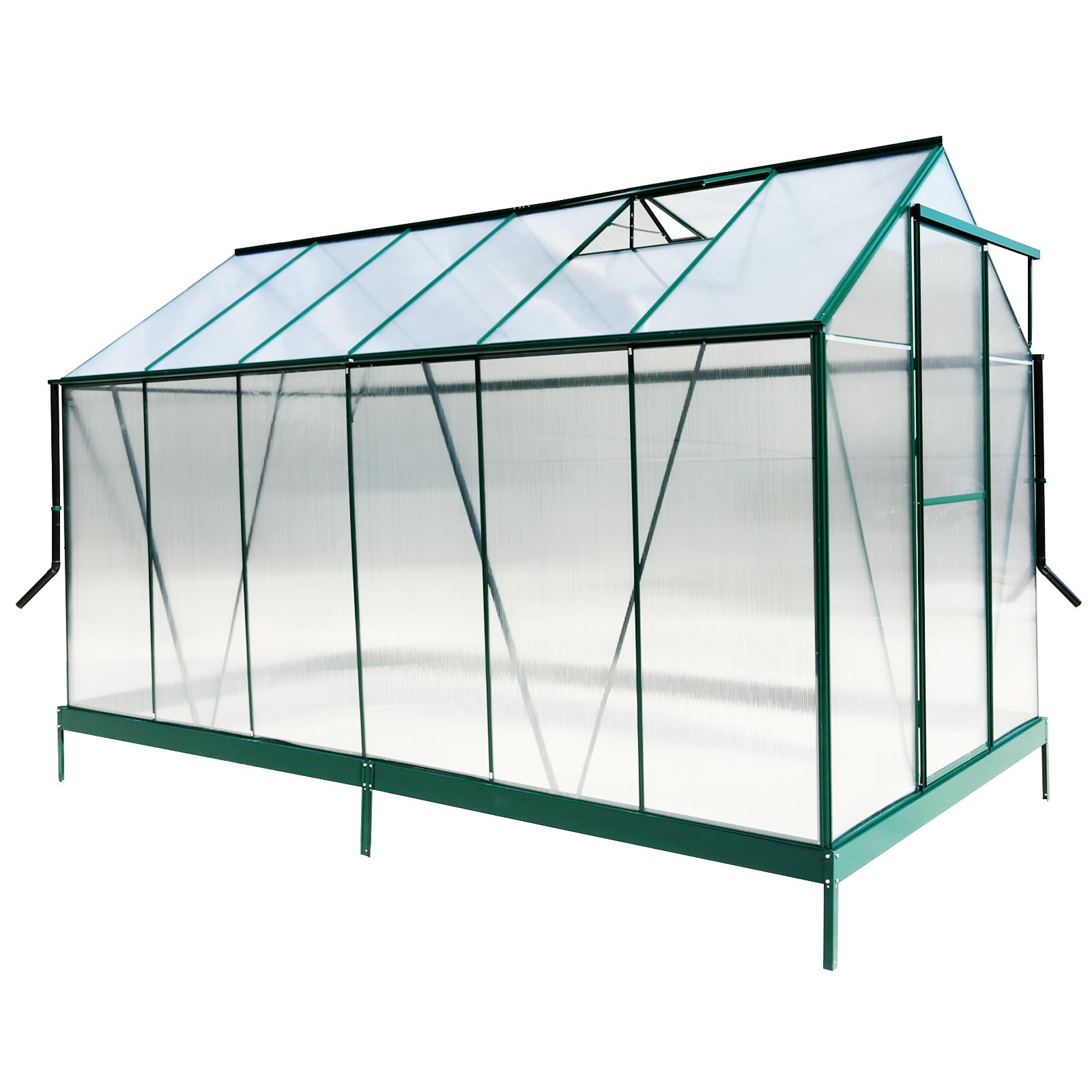 Heavy Duty Polycarbonate Greenhouse - 6.3'*12.2'*7'