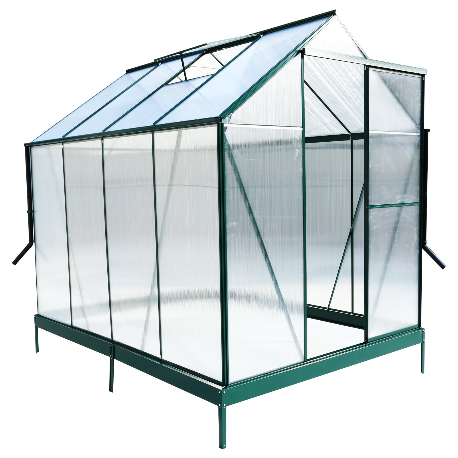 Heavy-Duty Outdoor Aluminum Walk-in Greenhouse