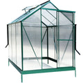 6.3'*6.2'*7' Polycarbonate Greenhouse, Heavy Duty Outdoor Aluminum Walk-in