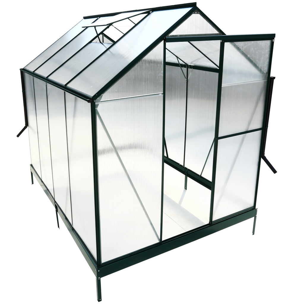 Heavy-Duty Outdoor Aluminum Walk-in Greenhouse