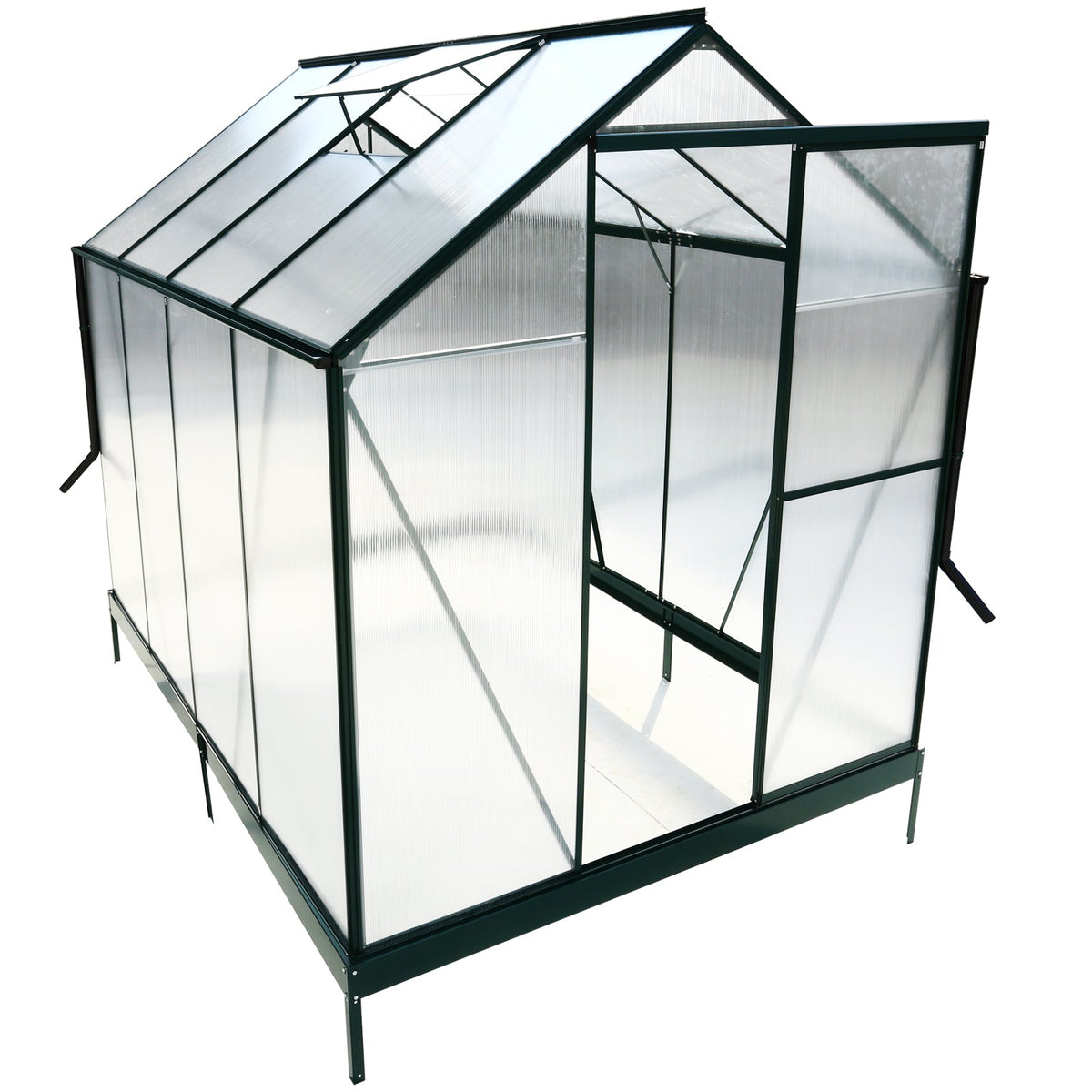 Heavy-Duty Outdoor Aluminum Walk-in Greenhouse