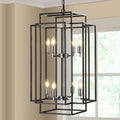 18" Modern 8-Light Pendant Chandelier