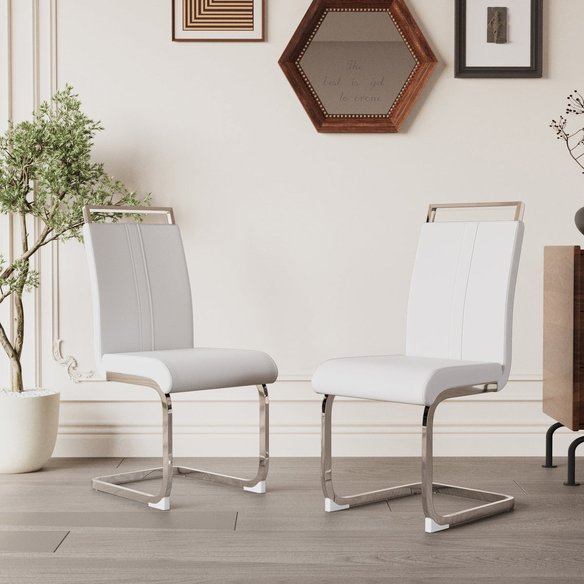 Modern Dining Chairs - Set of 2