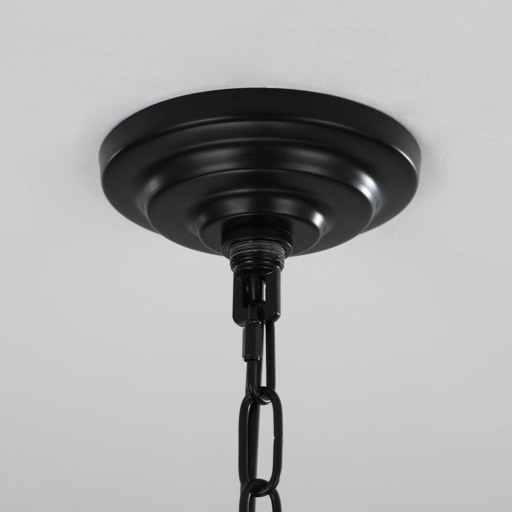 18" Modern 8-Light Pendant Chandelier