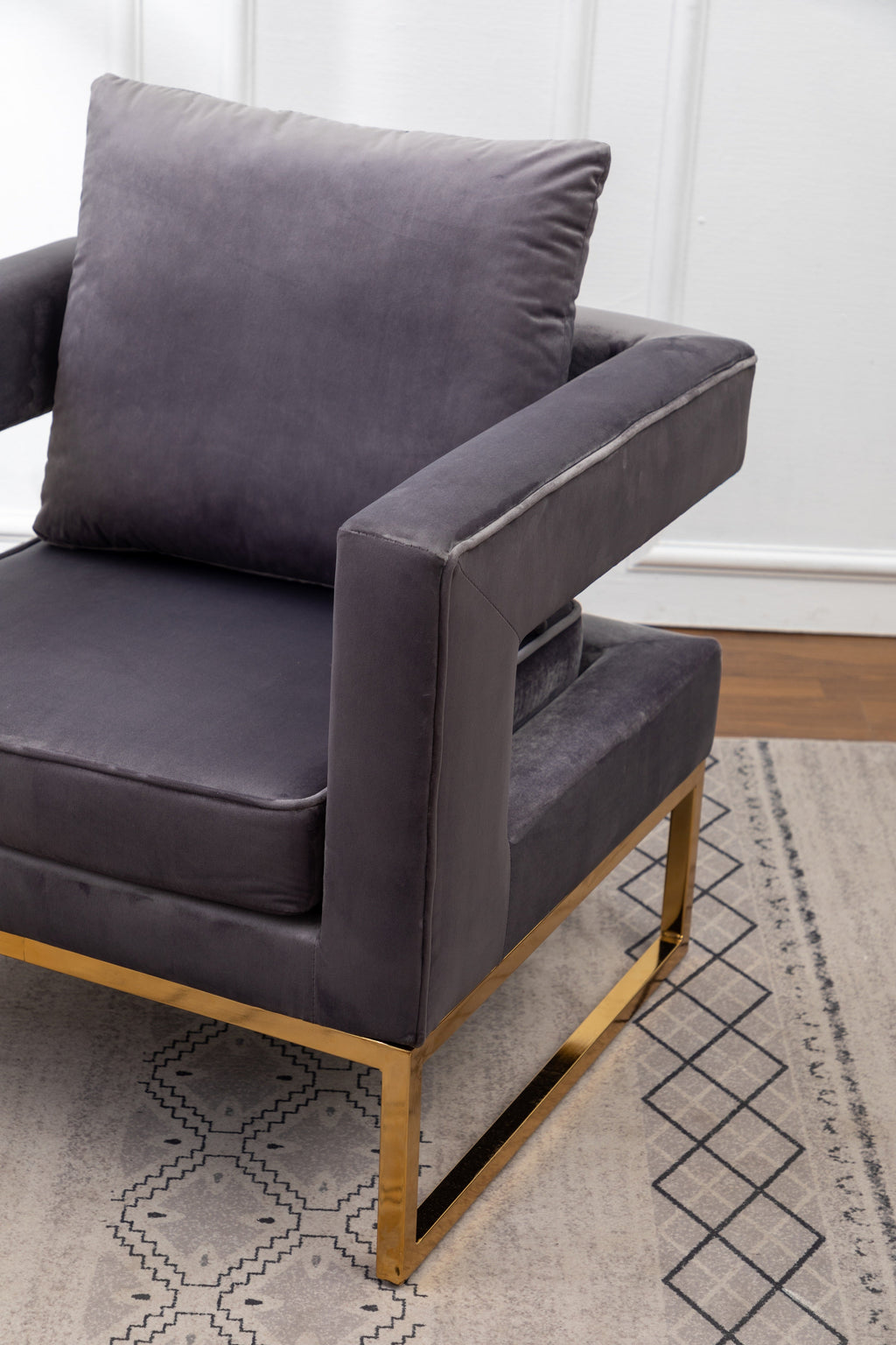 Lenola Contemporary Upholstered Accent Arm Chair