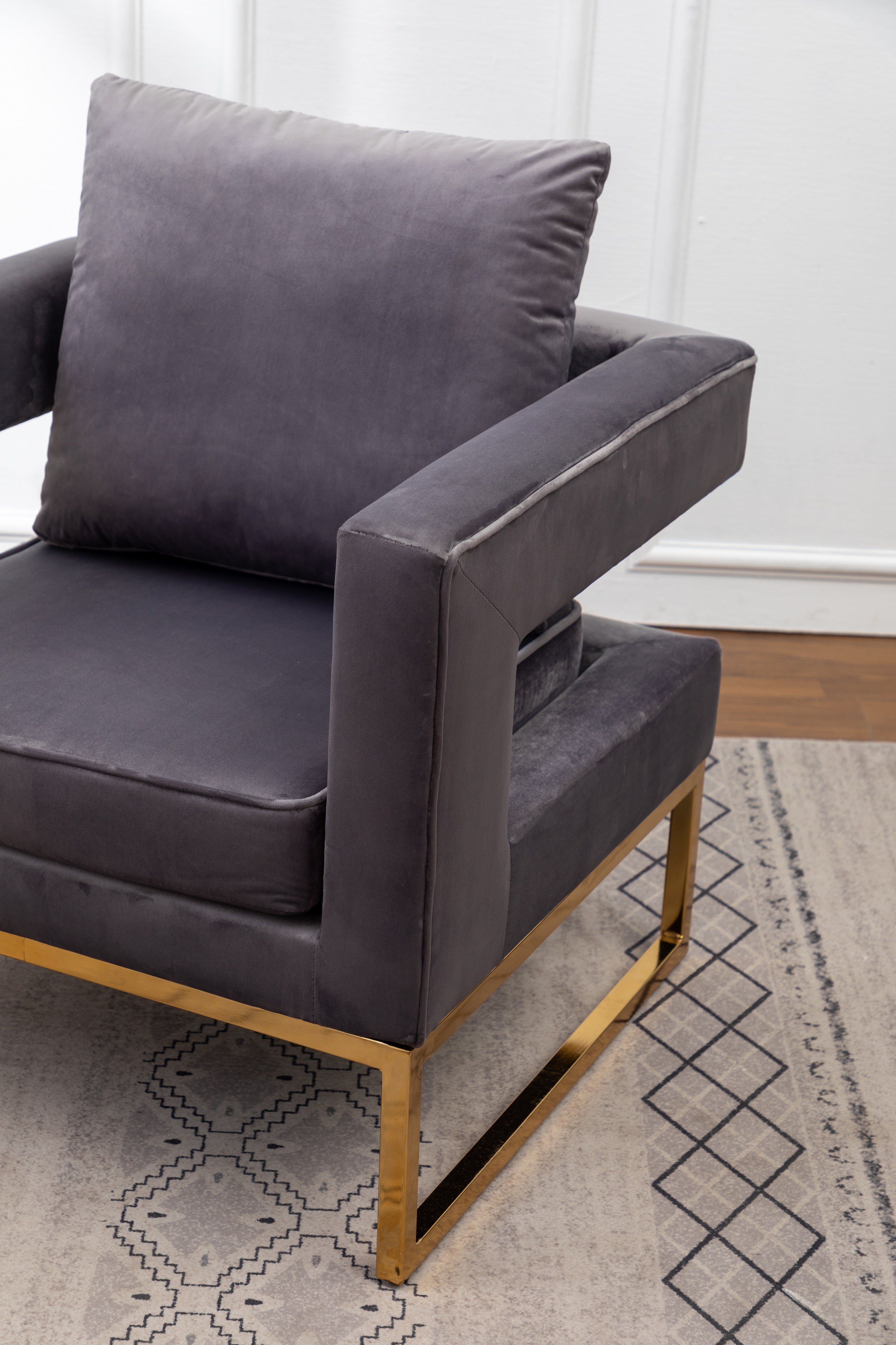 Lenola Contemporary Upholstered Accent Arm Chair