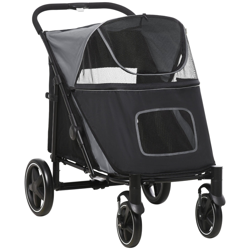 PawHut One-Click Foldable Doggy Stroller