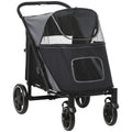 PawHut One-Click Foldable Doggy Stroller