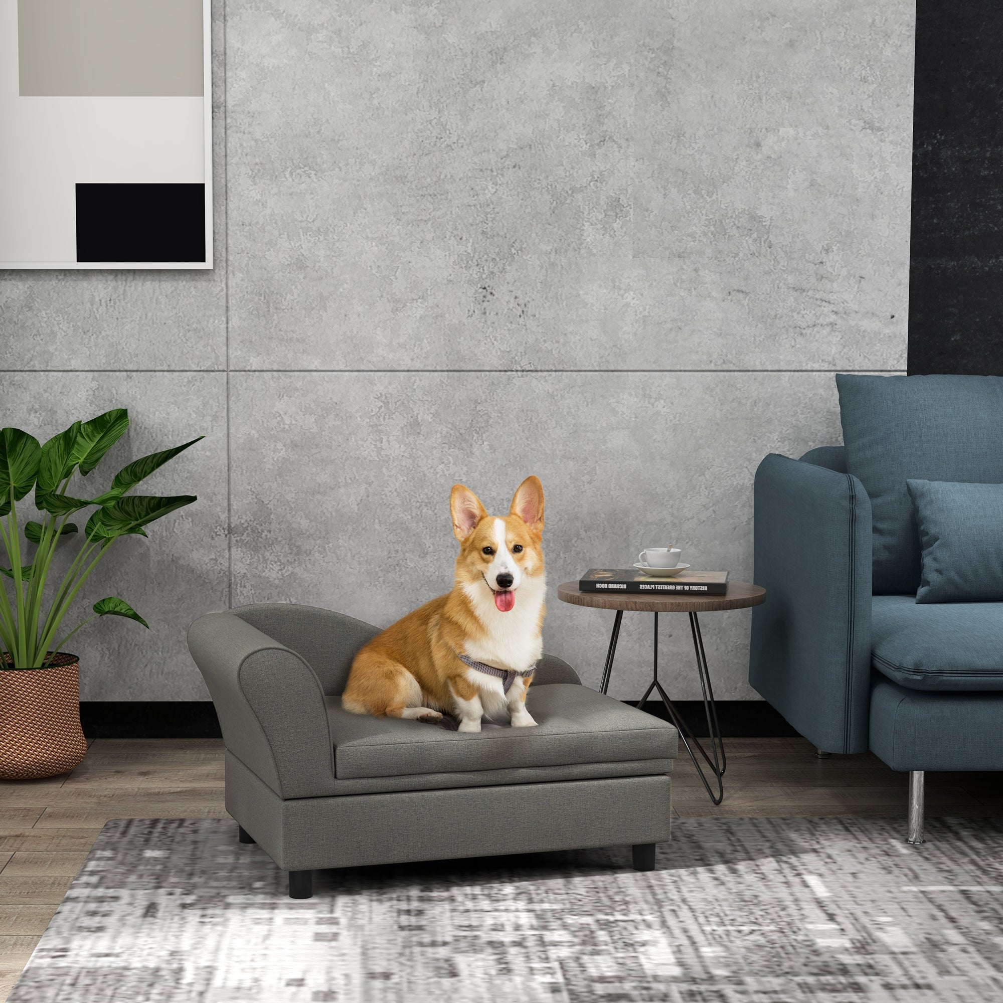 PawHut Pet Sofa for Small and Medium Dogs