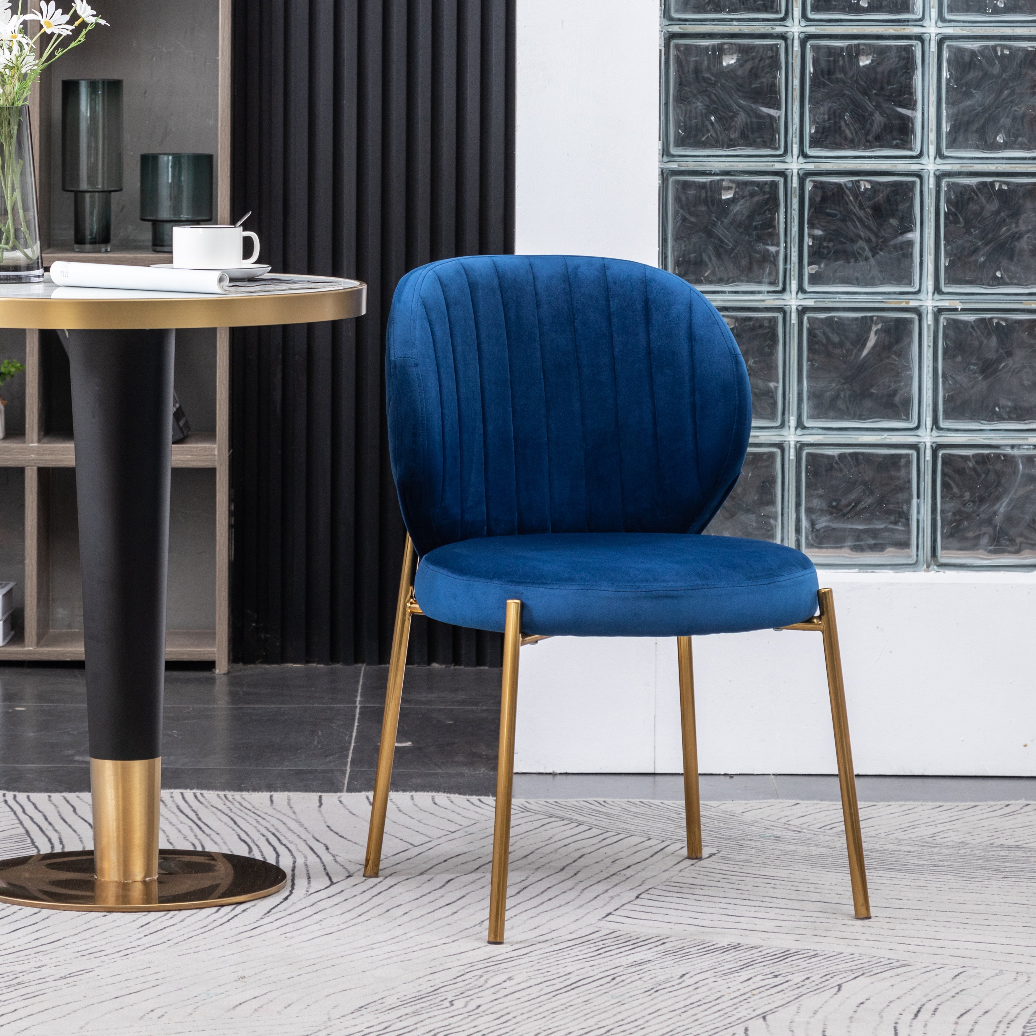 Amoa Contemporary Velvet Upholstery Dining Chair