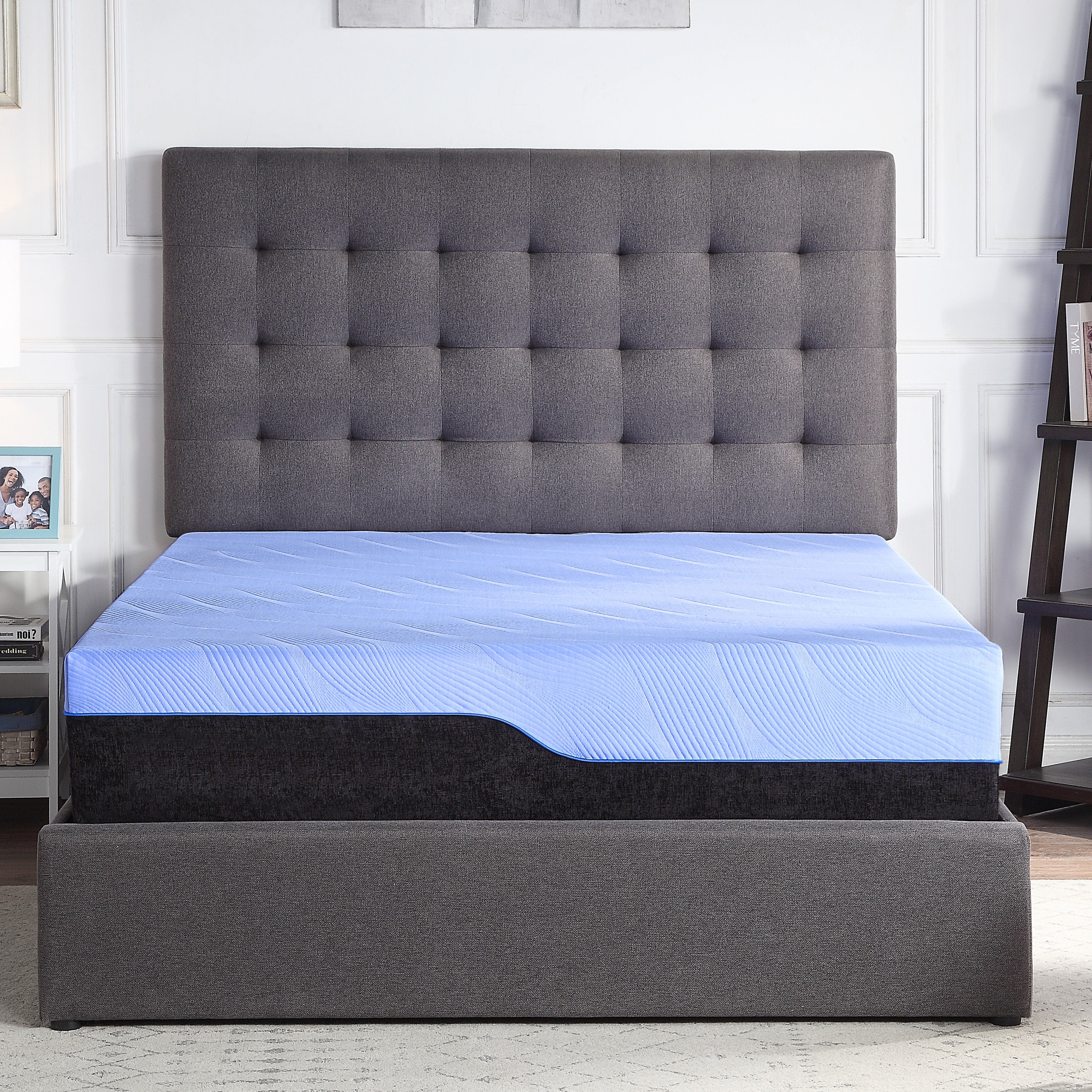 Bridgevine Home 12 Inch Refresh Hybrid Cooling GelCare Memory Foam and Coil Adult Mattress, King Size