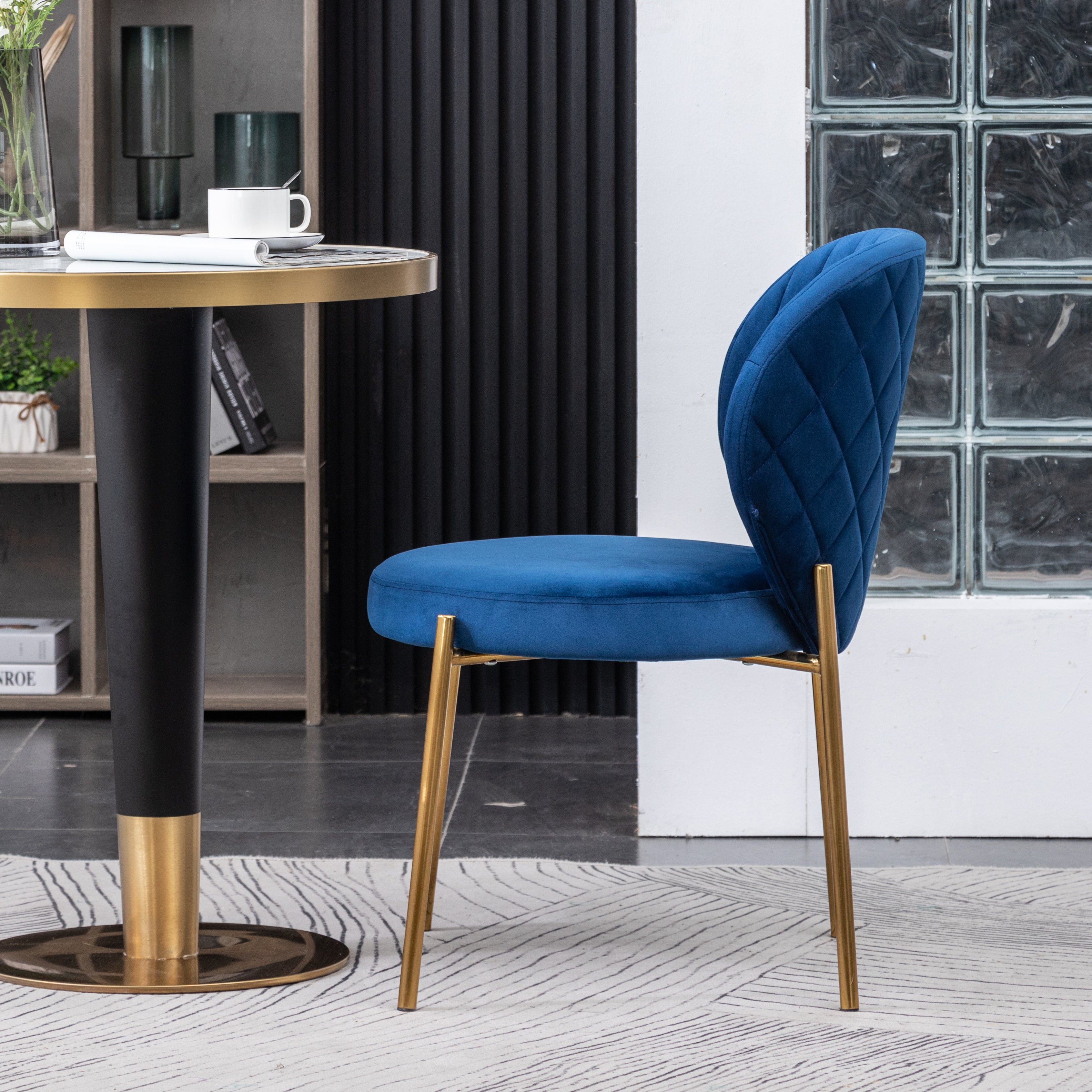 Amoa Contemporary Velvet Upholstery Dining Chair