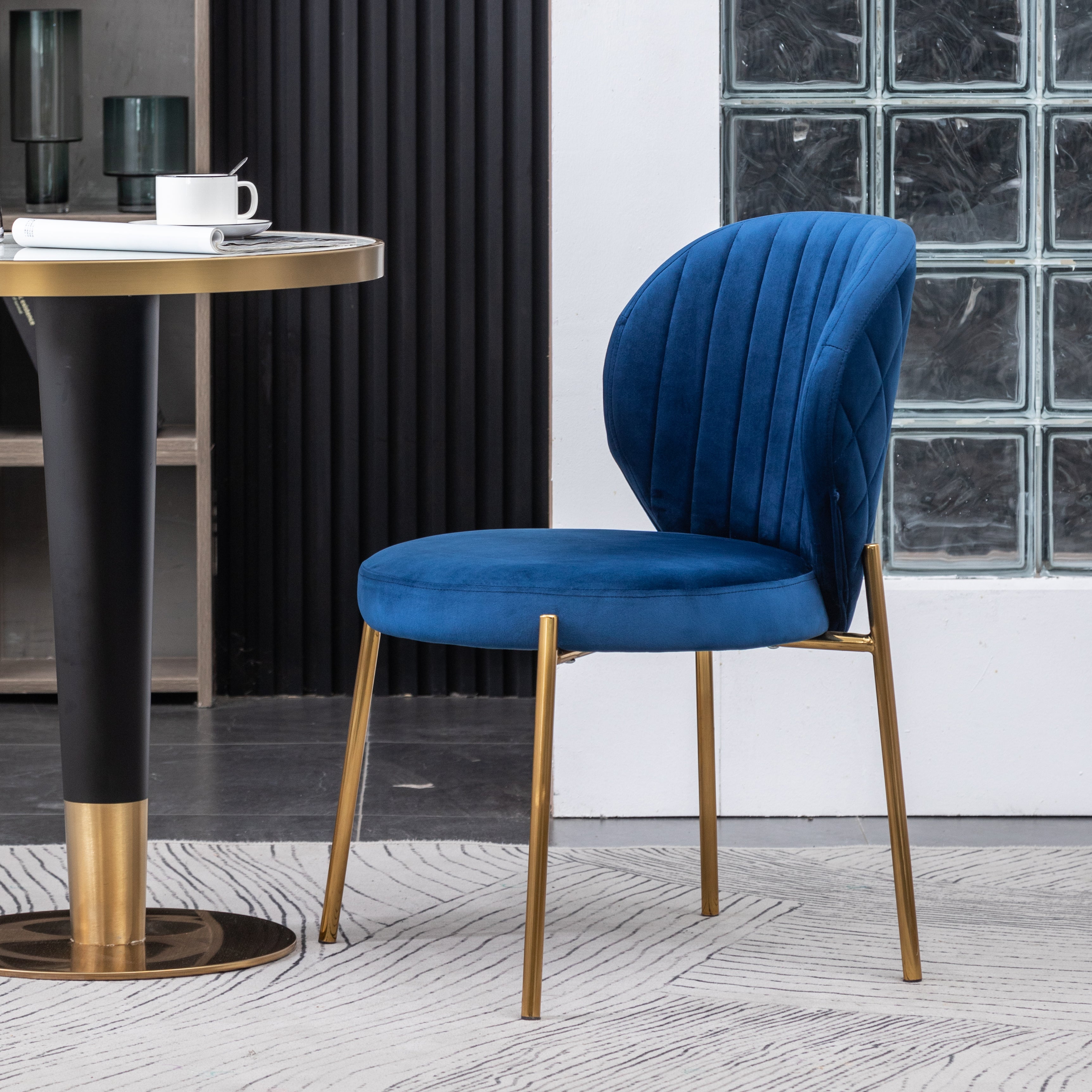 Amoa Contemporary Velvet Upholstery Dining Chair