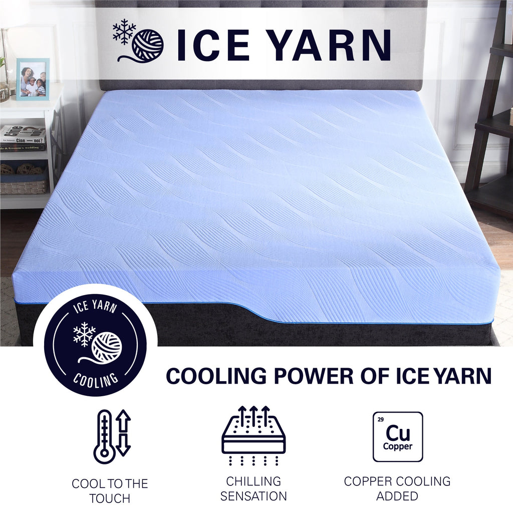 Bridgevine Home 12 inch Refresh Hybrid Cooling Mattress - Queen Size
