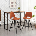 Porth Fabric Kitchen 28.25" Counter Height Stools, Set of 2