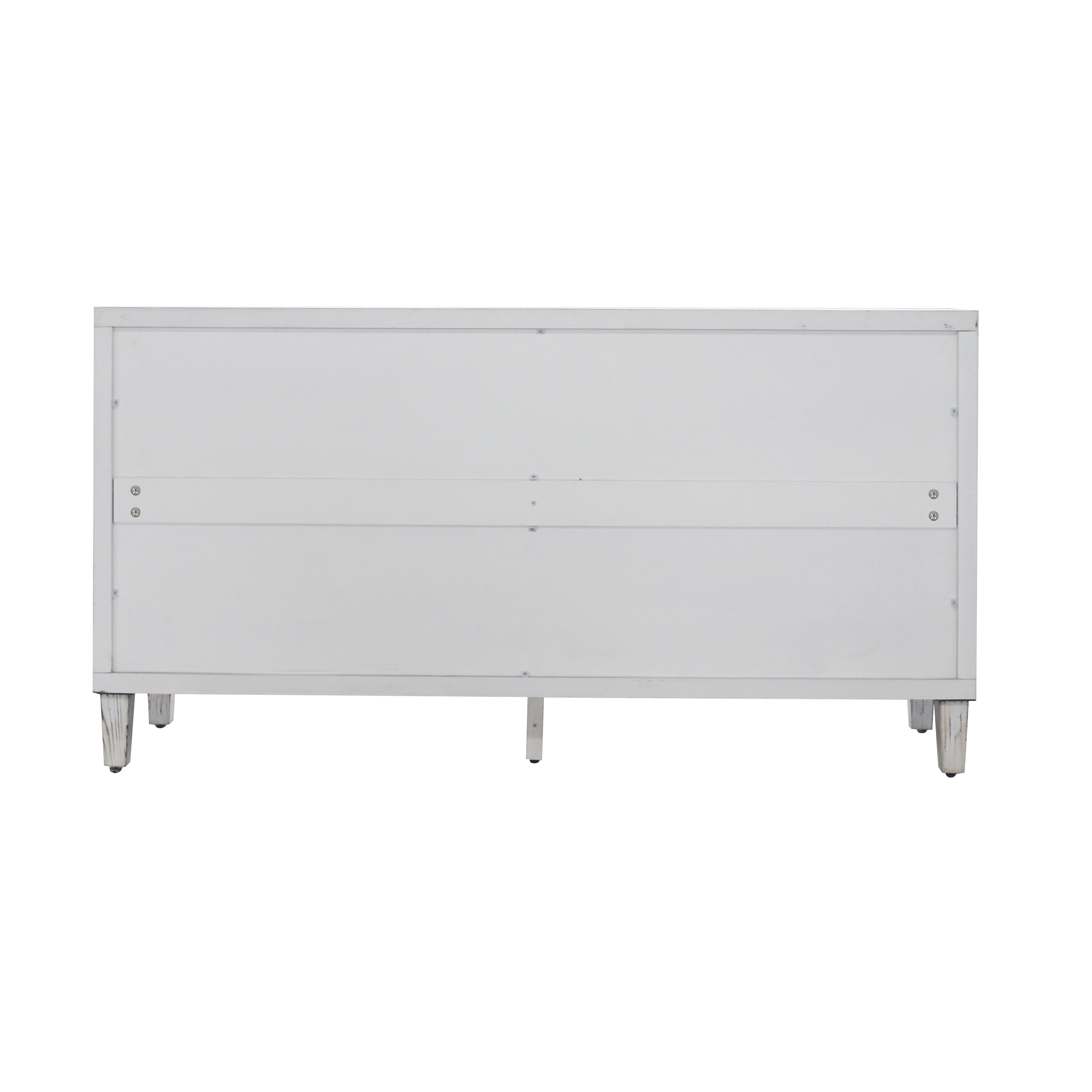 Accent Cabinet 4 Door Wooden Cabinet Sideboard Buffet Server