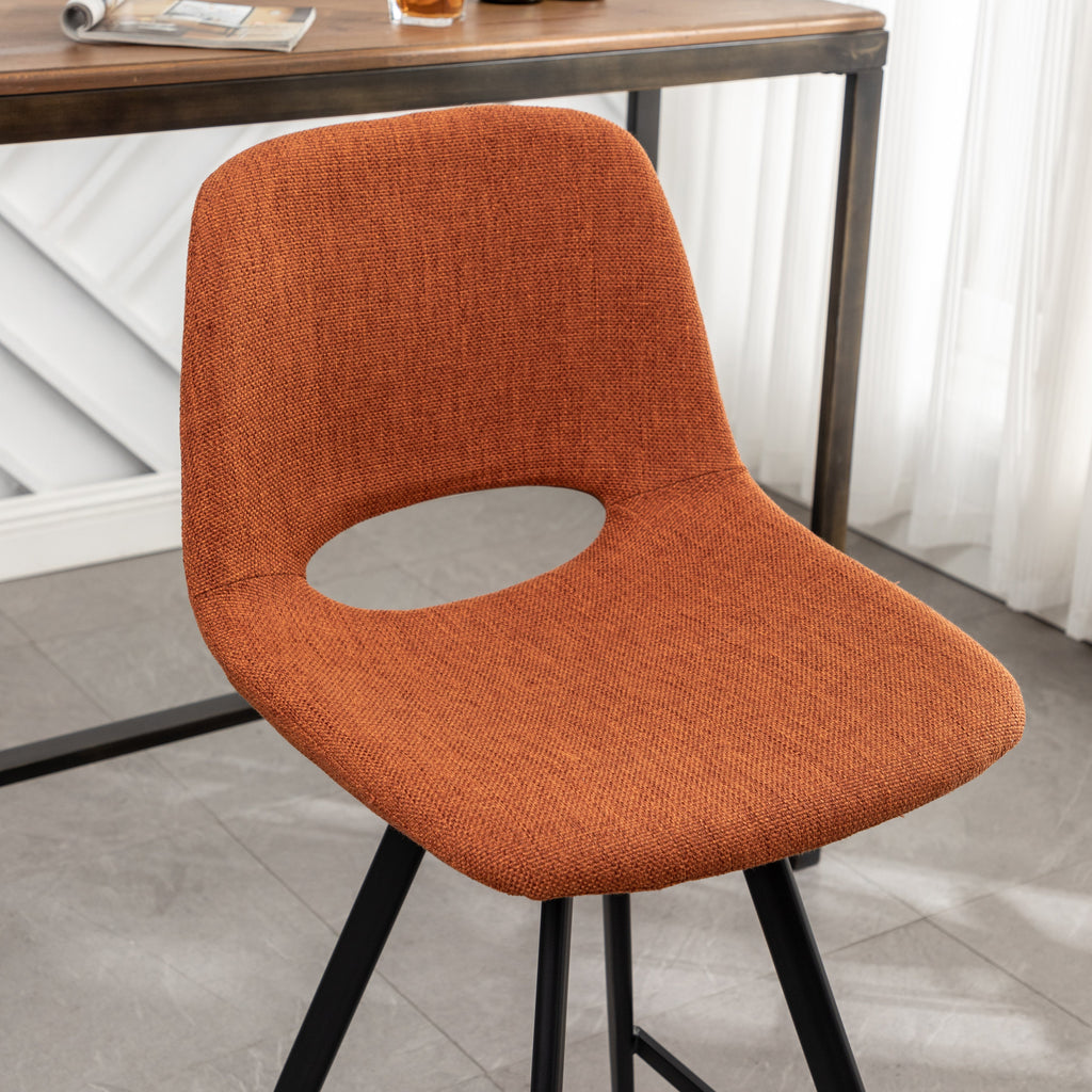 Porth Fabric Kitchen 28.25" Counter Height Stools, Set of 2