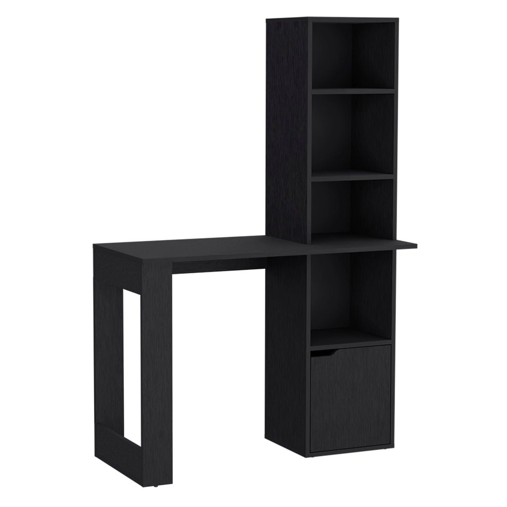 Writing Desk With Bookcase and Cabinet