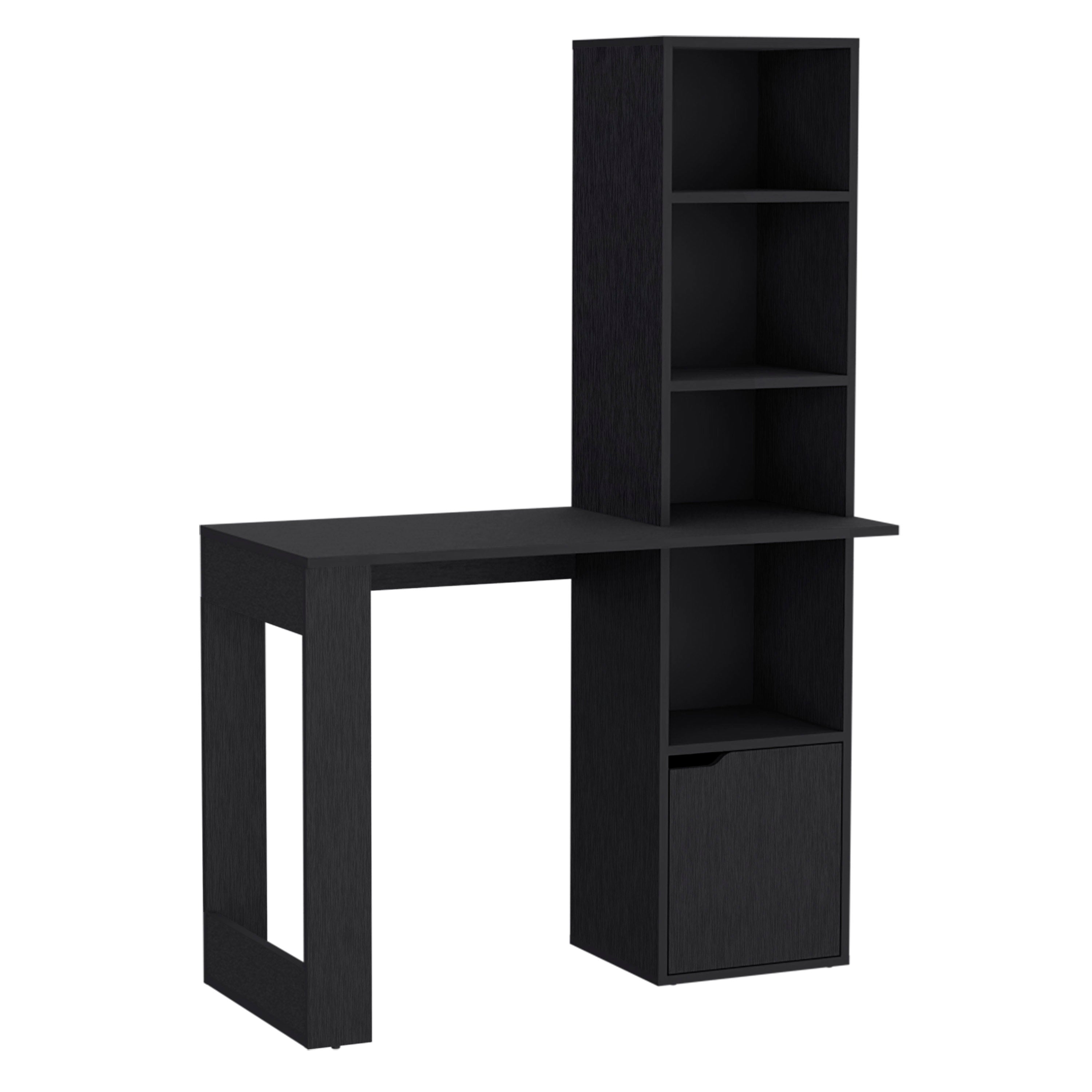 Writing Desk With Bookcase and Cabinet