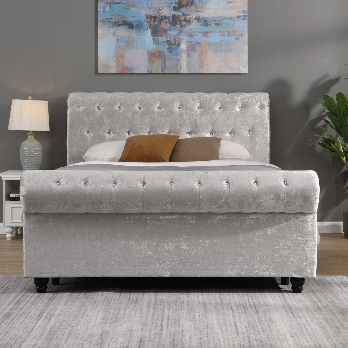 Hartfried Upholstered Storage Bed, Queen Size