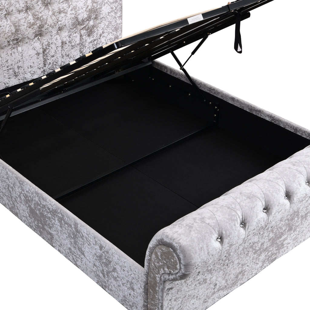 Hartfried Upholstered Storage Bed, Queen Size