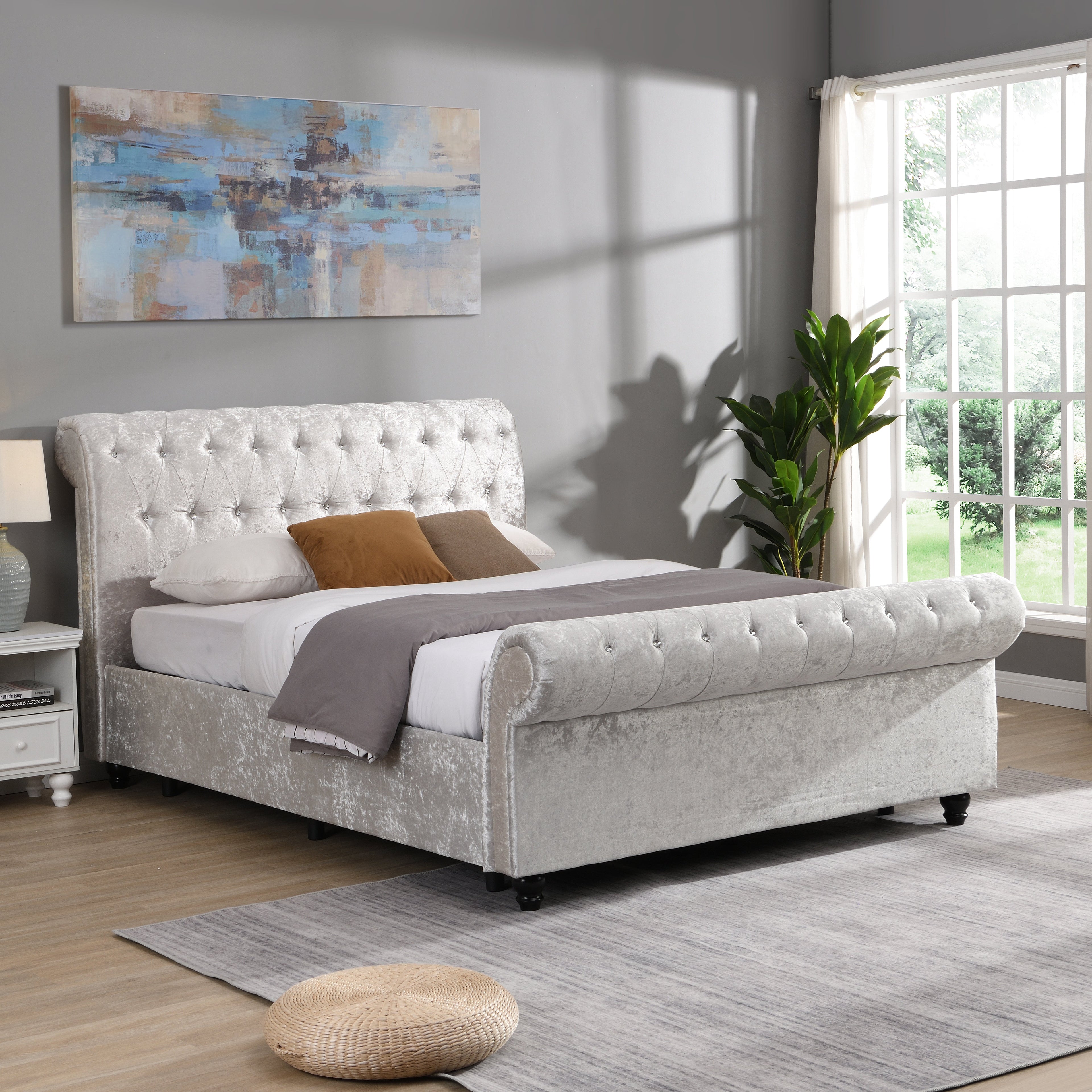 Hartfried Upholstered Storage Bed, Queen Size