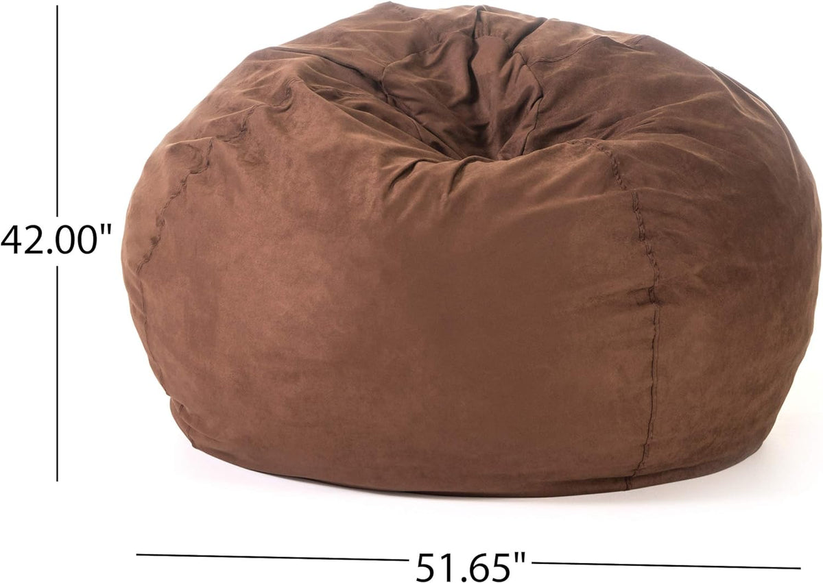 5-Foot Comfortable High-Density Shredded Foam Bean Bag Chair